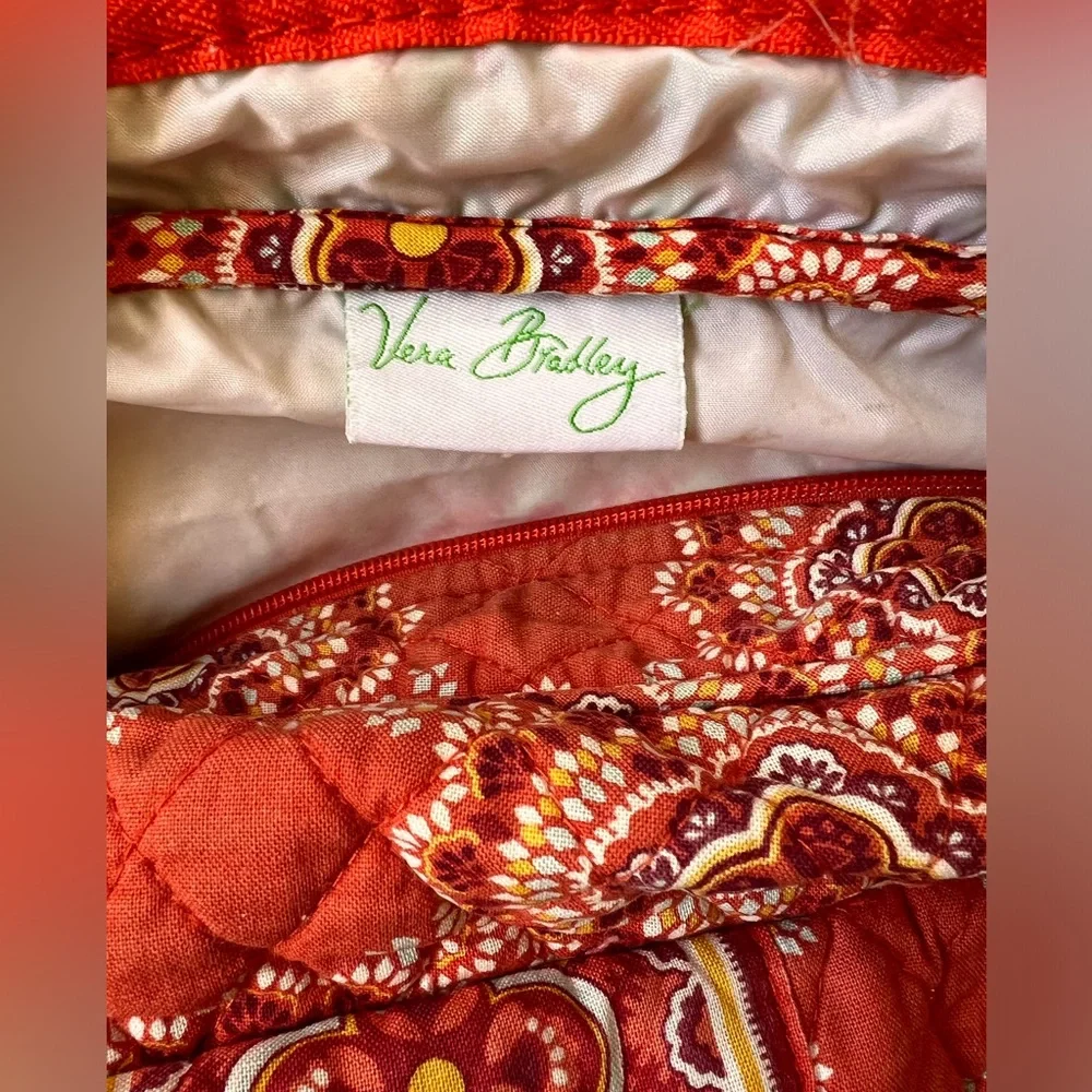 Vera Bradley Diaper‎ Bag, Orange Paprika Print